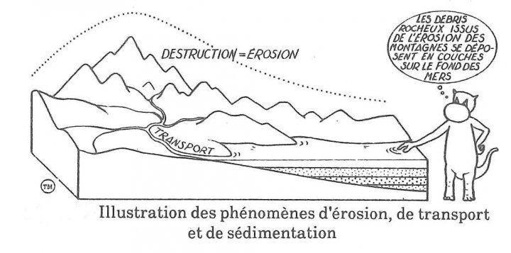 Formation des roches sédimentaires (extrait du guide de lecture des cartes géologiques, <span class="caps">BRGM</span>)
